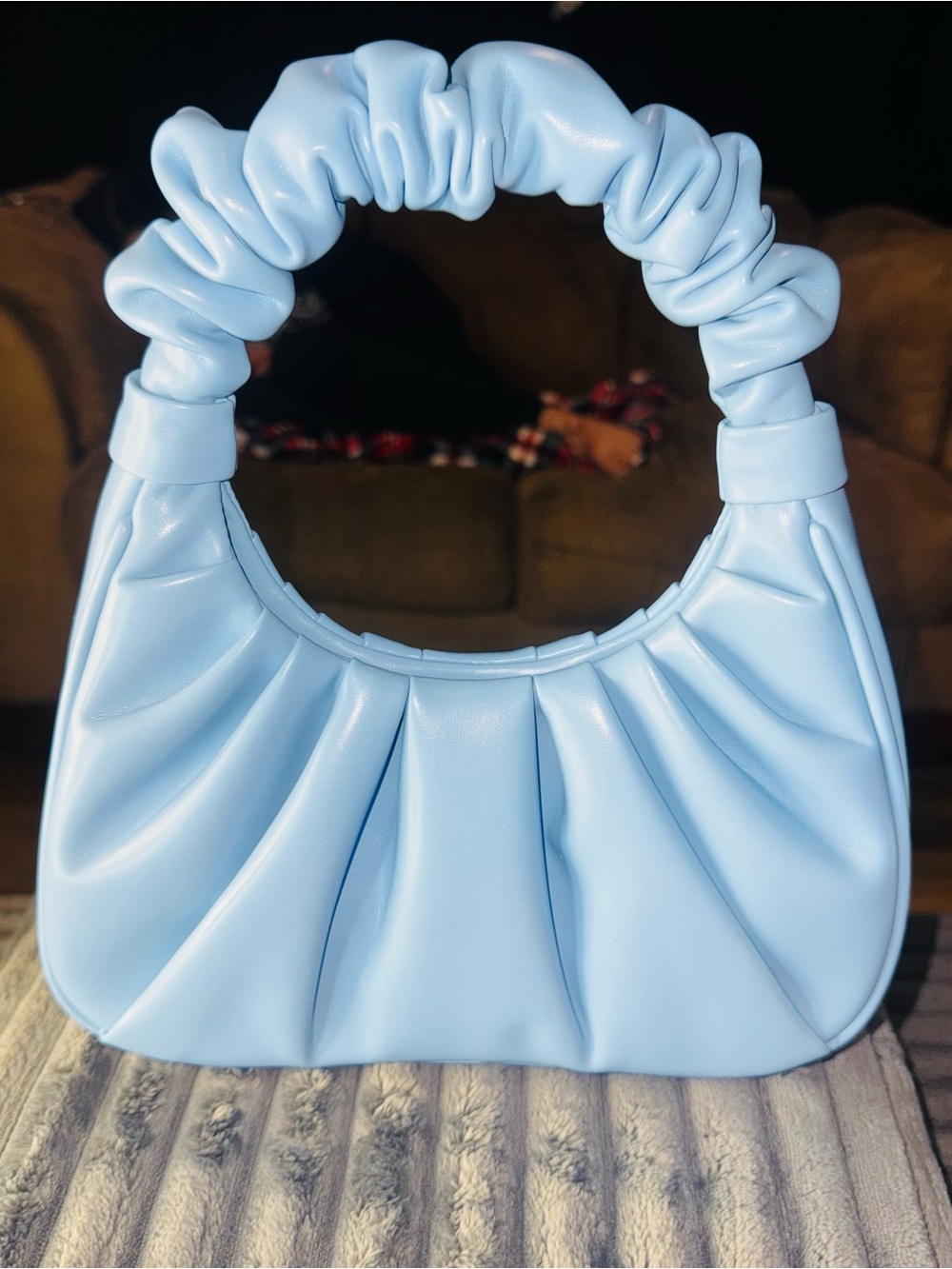 JW PEI Gabbi Ruched Hobo Handbag - ICEBERG BLUE- MSRP $99- NWOT - Picture 11 of 11